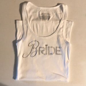Victoria’s Secret S/P Bride White Tank Top Wife